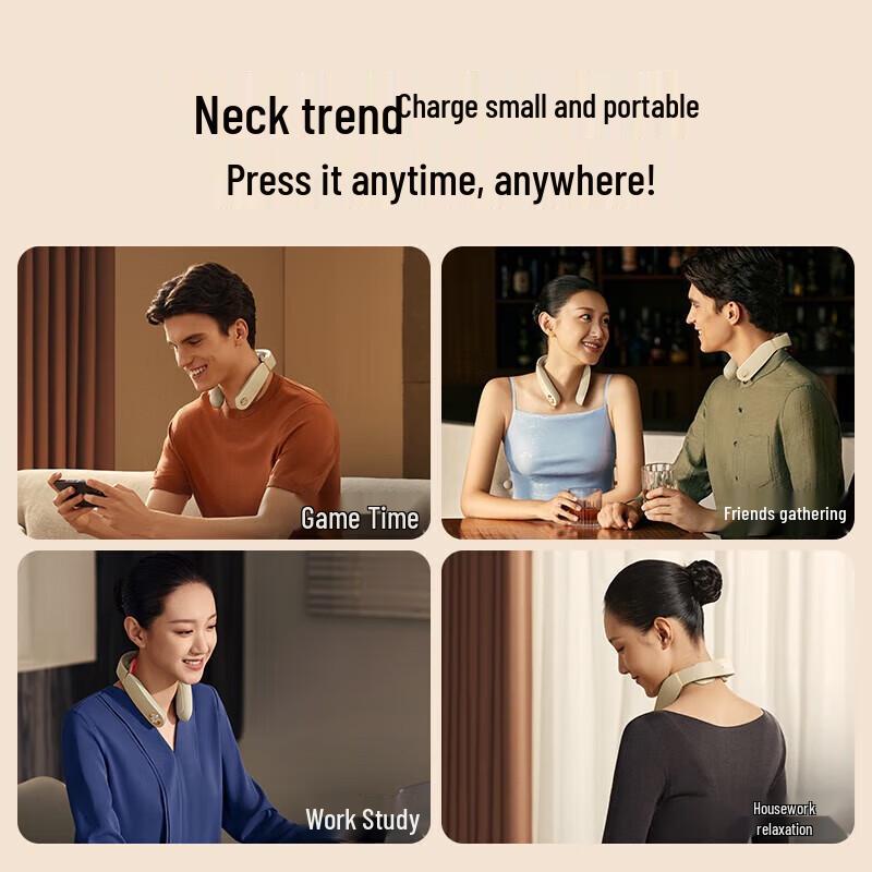 SKG Smart Neck Massager with Heat and App Control CN Plug (adapter Included)