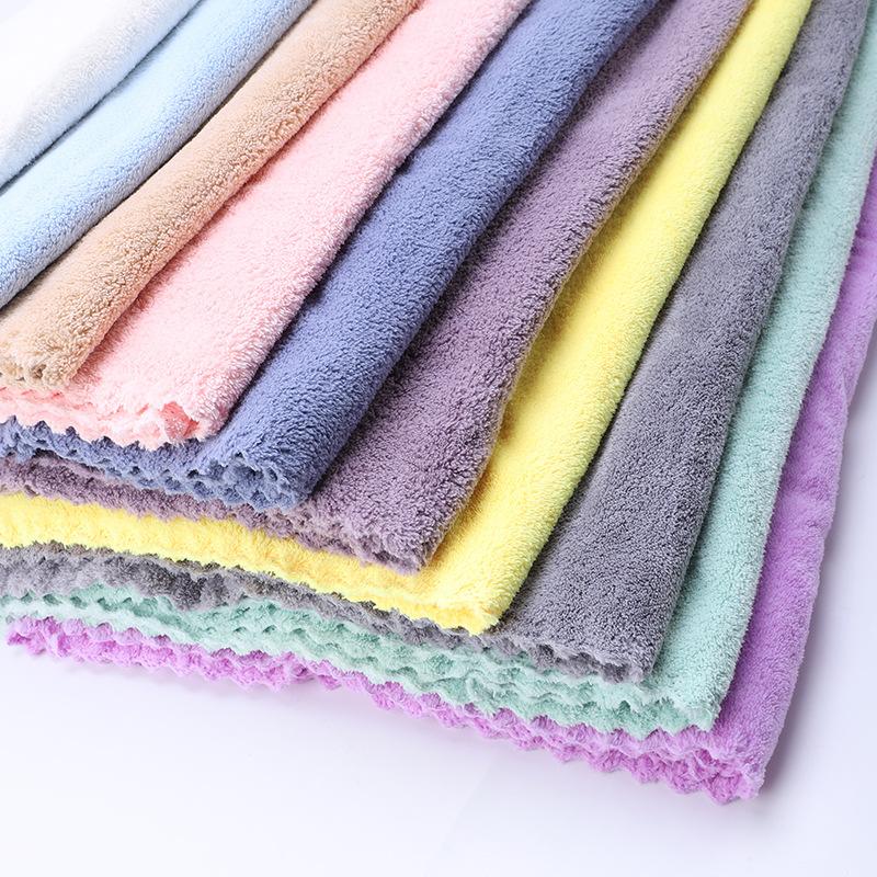 Premium Coral Fleece Bath Towel Large Size High Absorbency Quick Dry Cut Edge Design Thick Soft Beach Towel for Adults Non-Shedding Fabric
