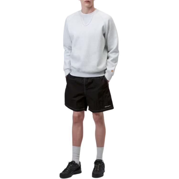 Carhartt WIP SS25 Canby Swim Trunks Contrast Stitch Embroidered Logo Side Pocket Comfortable Minimalist Swim Shorts Men Swim Trunks I034570-0D2-XX