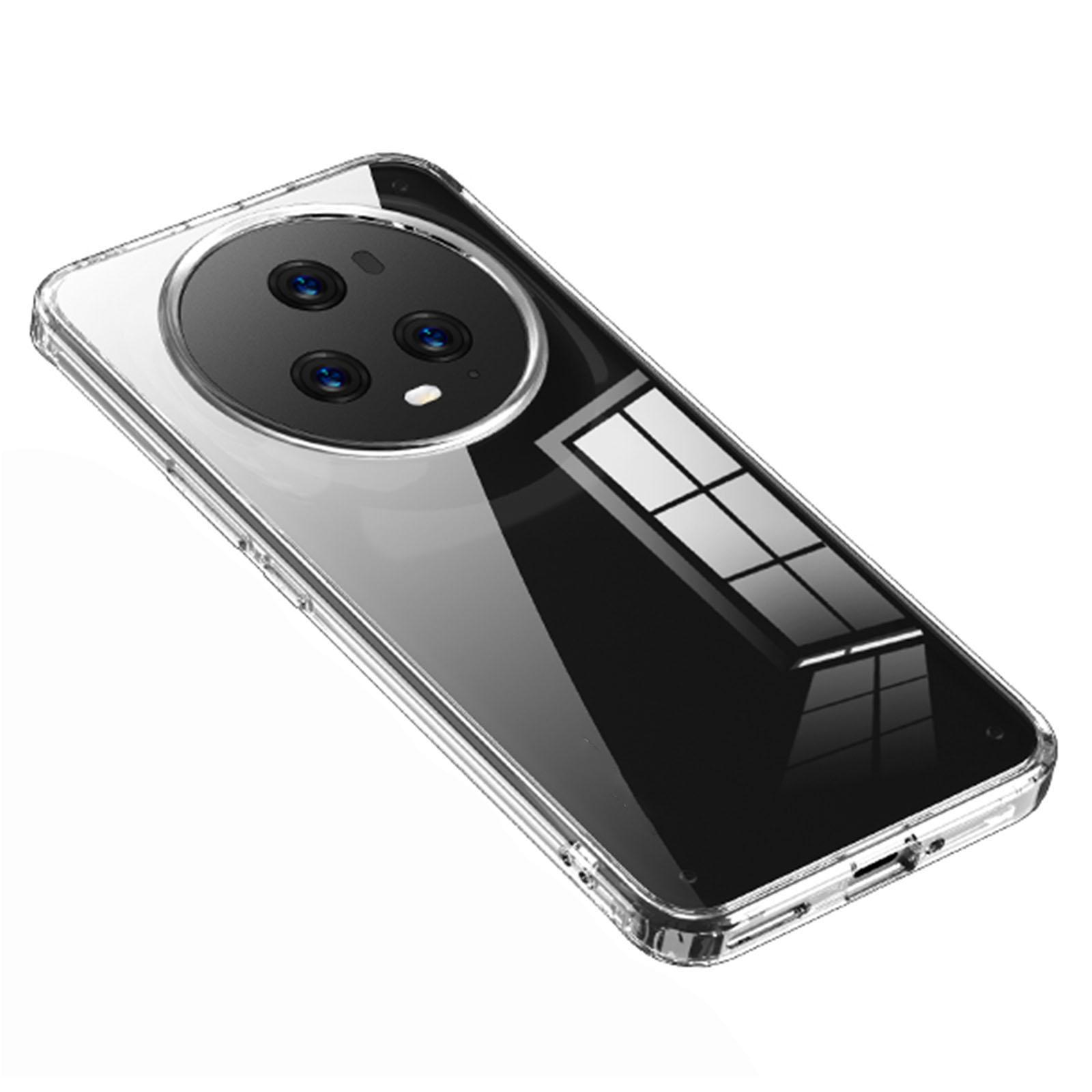 

Phone Case for Honor Magic5 Pro,Hard PC Soft TPU Non-Slip Protective Phone Cover Transparent