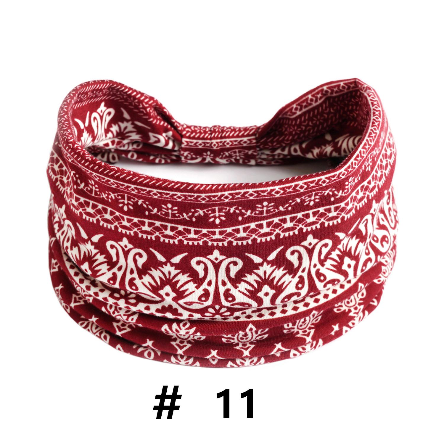 

Широкие повязки на голову в стиле бохо, винтажные эластичные повязки для волос с узлом, повязка на голову-тюрбан для женщин и девочек, хлопковая мягкая бандана, эластичные повязки на голову, аксессуары для волос