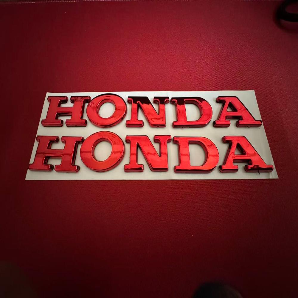Honda Sticker Three-dimensional Electroplating HONDA Letter Waterproof Motorcycle Logo Suitable for PCX160CBR650and Other Models ajl256
