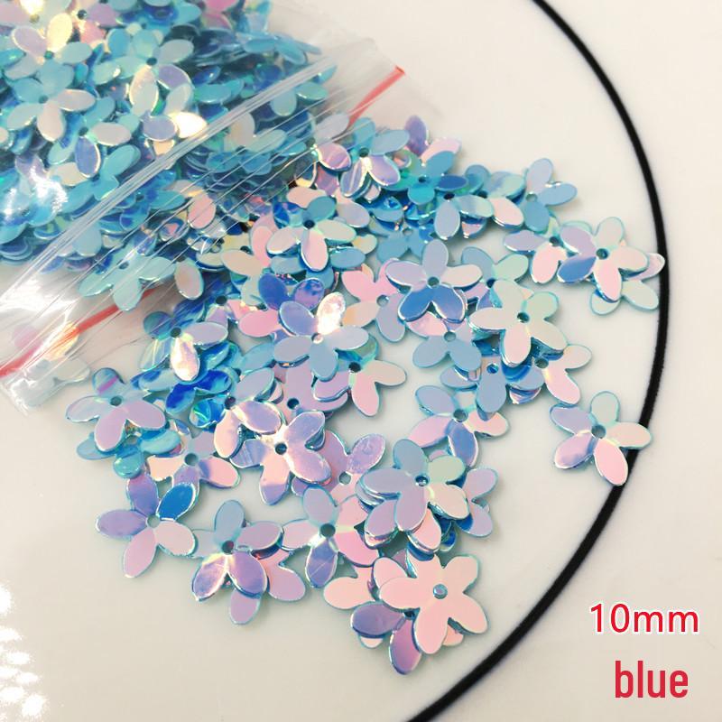 10g Gold Star & Flower Sequin Glitter Beads for DIY Crystal Mud & Nail Art