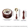 Wax Seal Kit Featuring Melting Tools for Wedding Invitations And Gift Cards