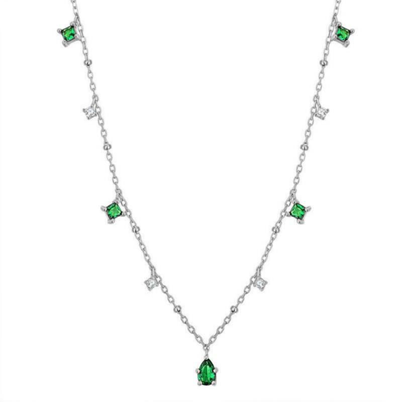 Trendy Shiny Bead Clavicle Necklace for Women - Cool Niche Design