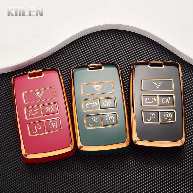 New Tpu Car Remote Key Case Cover Shell For Land Rover Range Rover Evoque Discovery Sport Velar For Jaguar Xe Xf E-Pace F-Pace