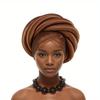 Twisted Braid Turban Cap for Women Lady Head Wraps Raw Silk Headtie Hat Party Headwear Turbante