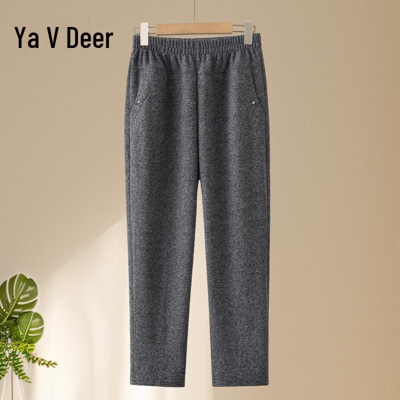 Yalu Women's Elastic Waist Casual Straight Leg Pants