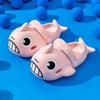 Kids Fashion Cartoon Whale Boys Beach Shoes Non-slip Simple Versatile 2024 Children Breatheable Soft Toes Wrapped Girls Slippers