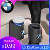 BAGW4 2026 Car Sticker Car Door Water Cup Holder Back Seat Drink Rack Leather Storage Box For BMW Performance F30 F20 F10 F40 E92 E91