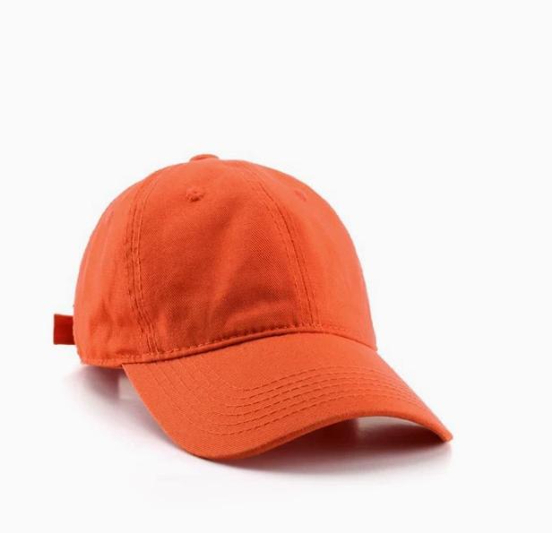 Retro Solid Color Soft Top Hip Hop Baseball Cap Unisex Outdoor Versatile Sun Protection Anti-UV Hat for All Seasons