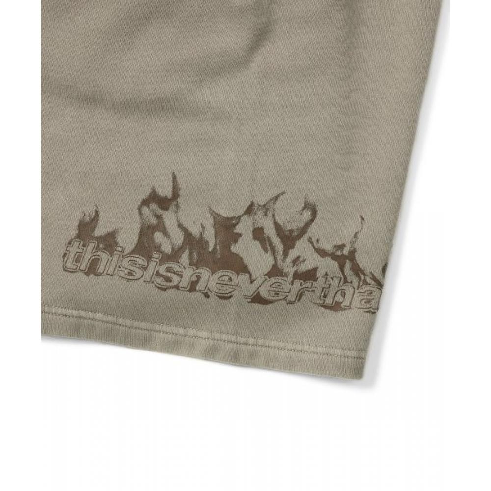 Flame Sweatshort Grey