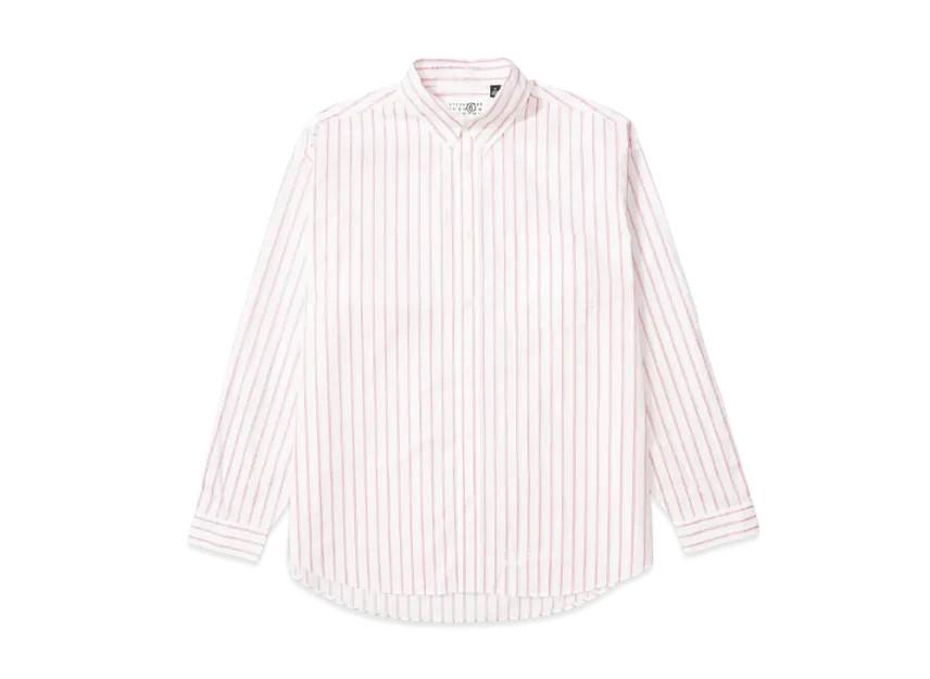 Supreme x MM6 Maison Margiela Stripe Shirt "White"