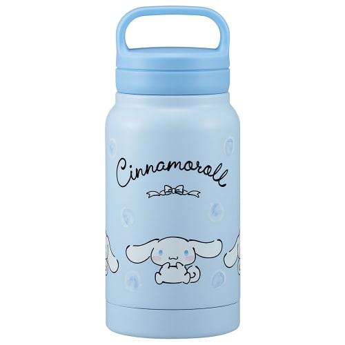Skater Insulated Stainless Steel Mug Bottle, 350ml, with Screw Handle, Sanrio Cinnamoroll Watercolor Cosmetics, STSC4