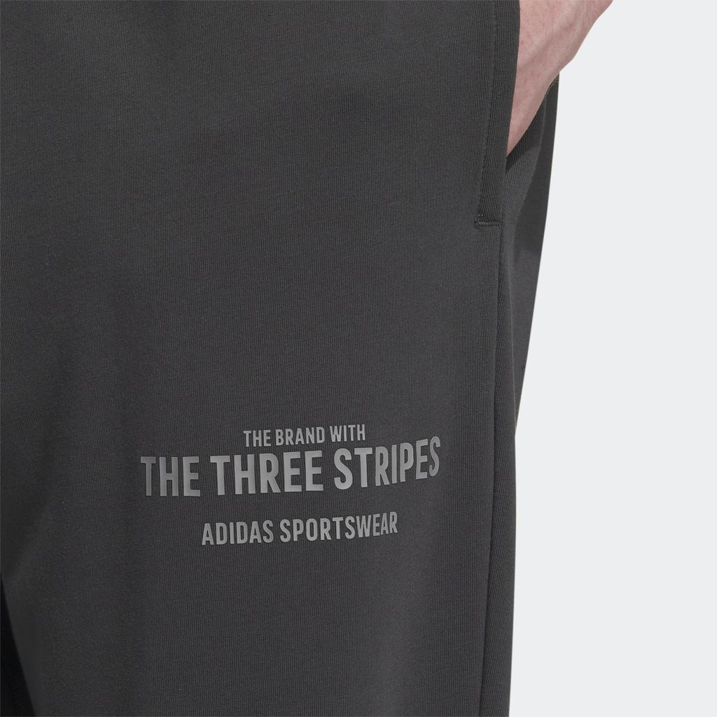 New Adidas Knitted Sweatpants Men Solid Dark Gray IP3926