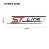 Adesivo Emblema Logo Metallo 3D ST Line Parafango Laterale Auto Decalcomania Accessori Auto