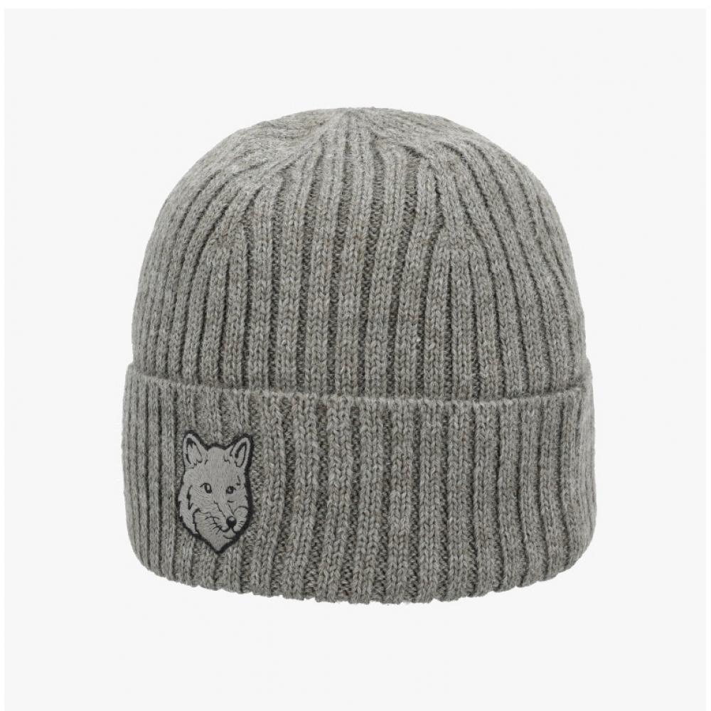 Maison Kitsune Bold Fox Head Beanie Mm06111kt1022