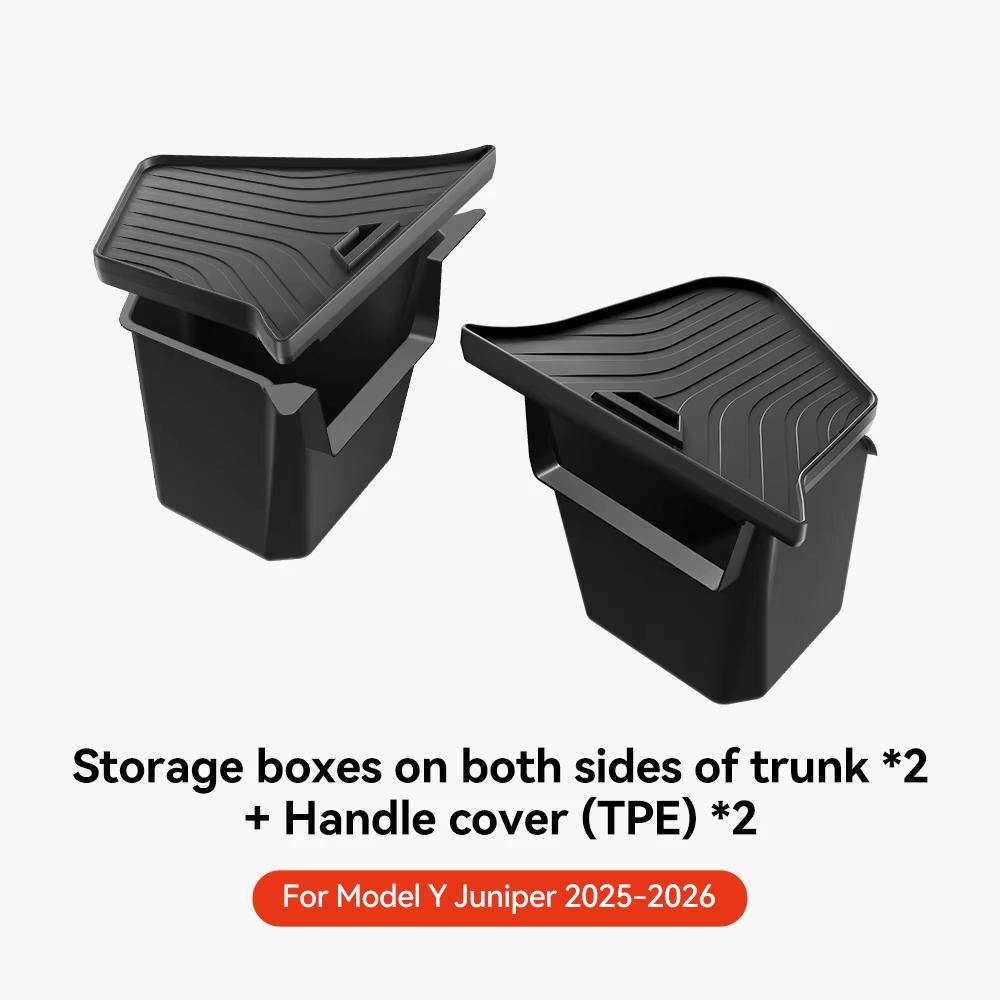 YZ Rear Trunk Side Anti-Kick Pad For Tesla Model Y Juniper 2025 TPE Full Coverage Protection Kit Car Interior Anti-dirty Pad