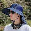 1PC Unisex Wide Brim Sun Hat Breathable Mesh Outdoor Sun Hat for Men & Women