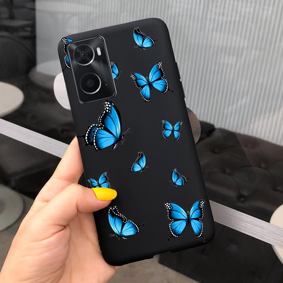 For Oppo A76 Case CPH2375 Fashion Cartoon Girls Cover For Oppo A96 Soft Silicone Case For Oppo A36 A 76 96 OppoA76 OppoA96 Shell