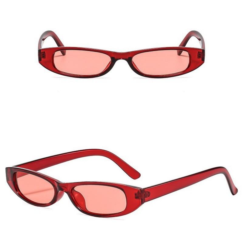 Retro Oval Sunglasses Small Frame Candy Colored Glasses Trendy Fashion Eyewear Uv400 Vintage Small Frame Sunglasses For Outdoor
