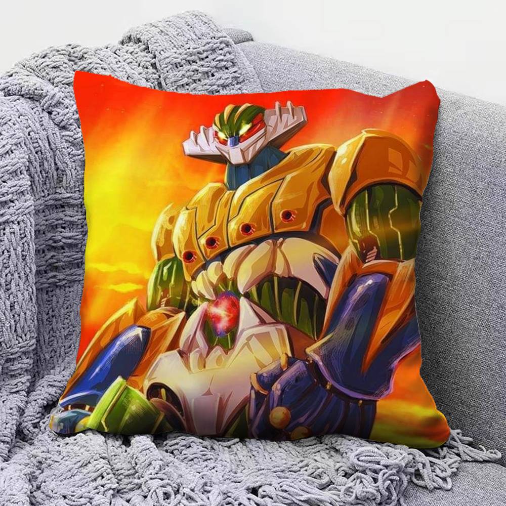 Kotetsu Jeeg Anime Steel Jeeg Pillow Covers Home Sofa Cushion Covers and Aecorative Custom