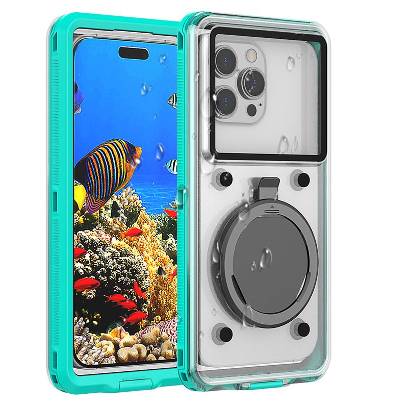 Luxury Airbag Waterproof Swim Bag Phone 6.9 Inch Screen Universal Shockproof Back Cover
