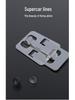Foldable Metal Phone & Tablet Stand for Desktop Live Streaming and Overhead Shots, 360° Rotating, Perfect Gift.