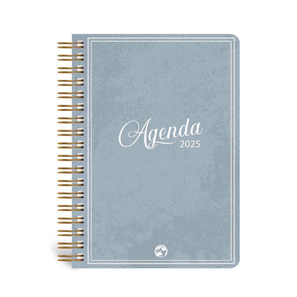 2025 Weekly Agenda Spiral A5 Botanical