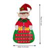 Christmas Party Felt Christmas Calendar Beautiful Festive Home Decor Holiday Countdown Calendar Joyful Festival Decoration