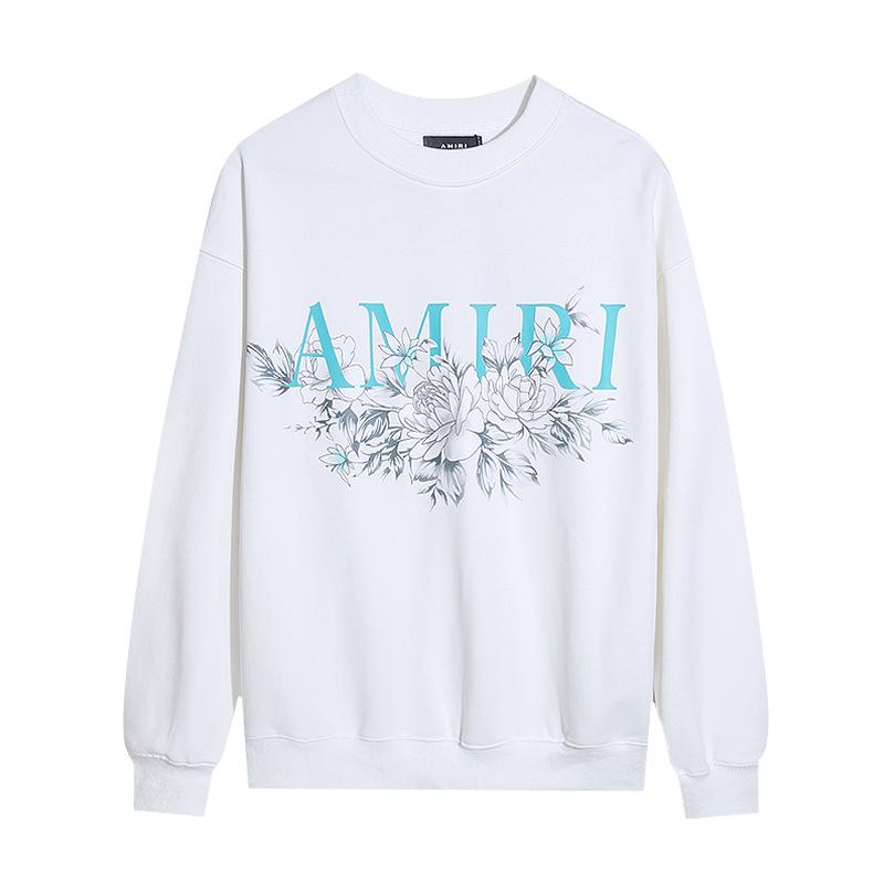 AMIRI Unisex High-Definition Print Casual Hoodie - 2024 Autumn/Winter American Trendy Collection