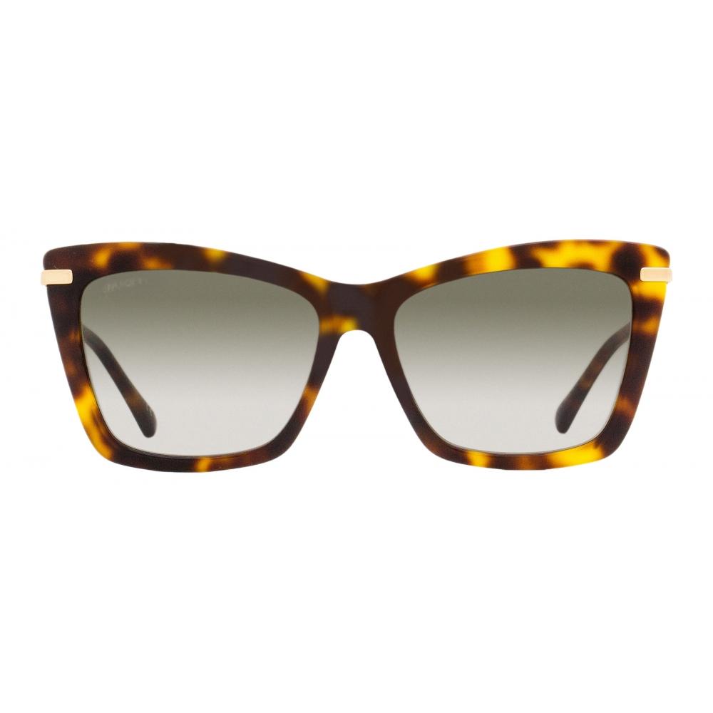 Jimmy Choo Women S Rectangular SunglaSSeS Sady 086ha Havana Gold 56mm 086ha