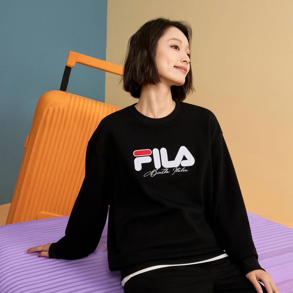 New FILA ORIGINALE Sweatshirt Men's Black F11U439204FBK