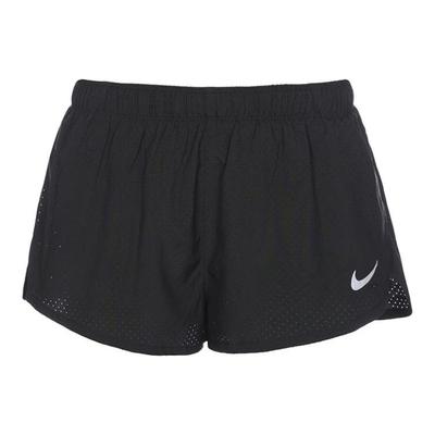 Dri-Fit Solid Color Logo Print Elastic Waist Sports Shorts Men Shorts Black CJ7846-010