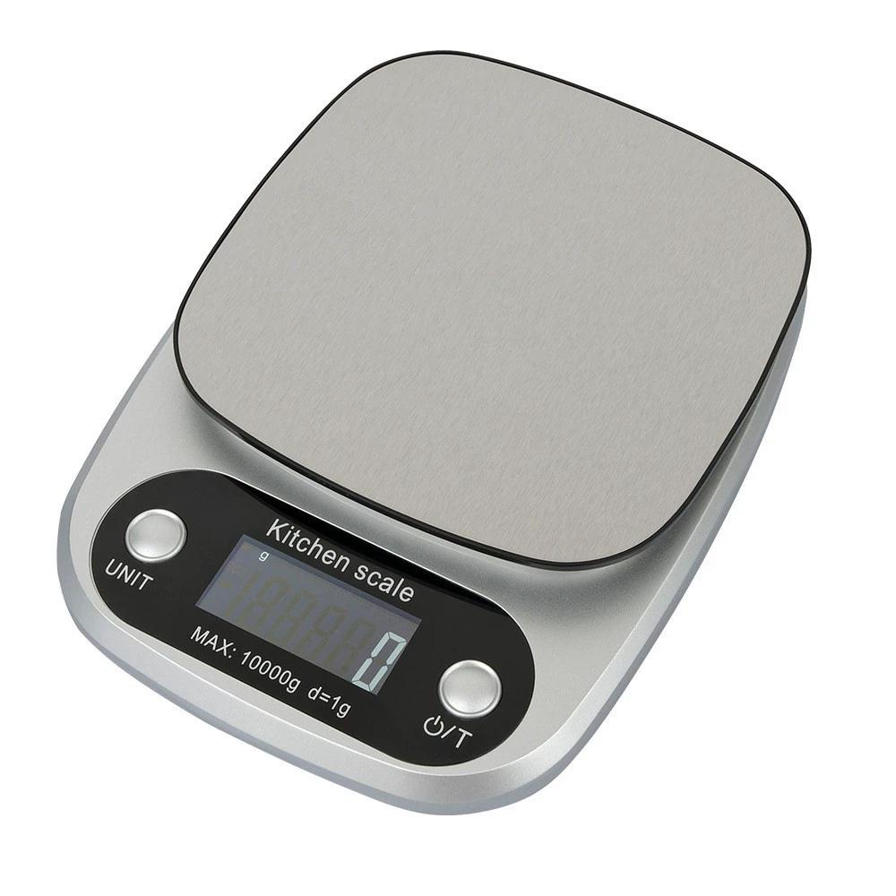Báscula de cocina digital de alta precisión acero inoxidable 10kg para alimentos y repostería