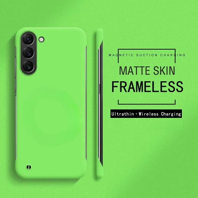 Ultra Thin Frameless Hard PC Phone Case For Samsung A55 A35 A15 A05S A54 A34 A24 A73 A53 A23 A52/S A32 A22 F05 M05 F55 M55 Cover