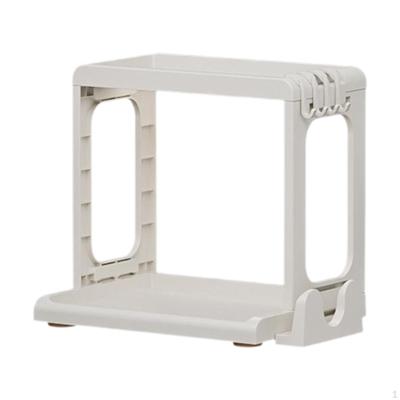 Kitchen Condiment Organizer Sturdy with Door Cabinet for Home Pantry Desktop 2 Layers