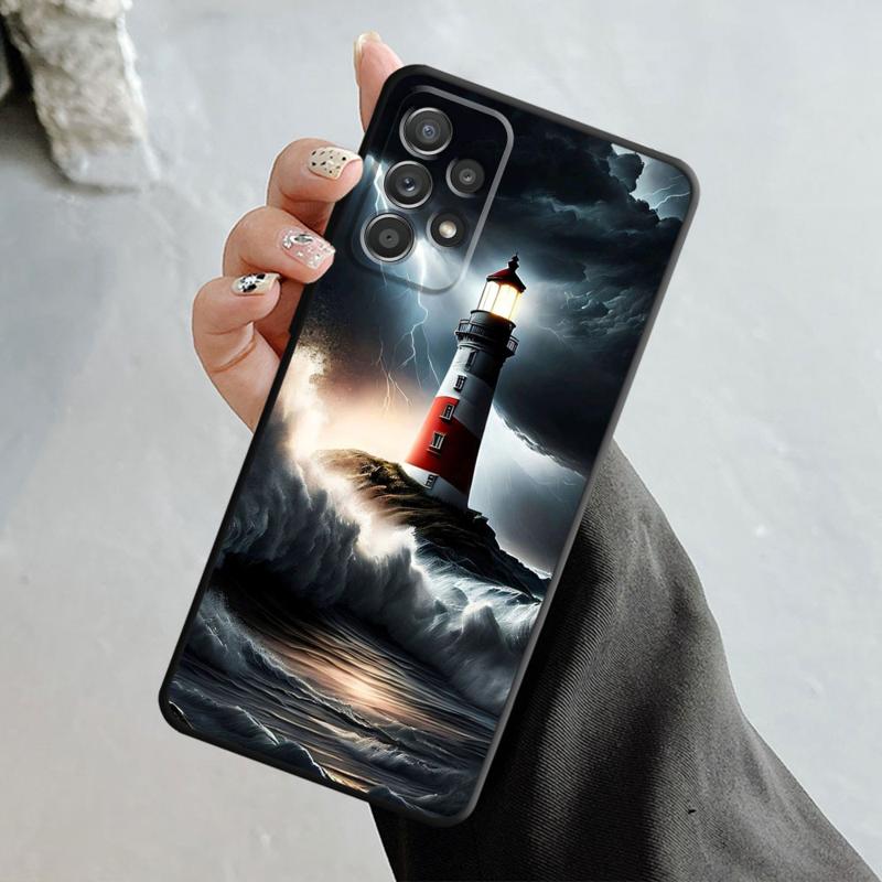 Beautiful Lighthouse Phone Case For iPhone Samsung Galaxy Redmi Xiaomi Oppo OnePlus Note S A 7 8 9 10 11 12 13 14 20 21 22 23 53 54 Pro Max Plus Ultra