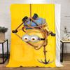 The Minions Breaking Through The Wall Blanket Is Suitable for Beds and Various Other Occasions, Making It A Perfect Gift.