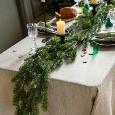 Рождественская гирлянда венок из ротанга искусственная лоза подвесная цветочная гирлянда рождественский декор для дома двери искусственные цветы