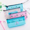 Mode Schreibwaren Reißverschlussbox Silikon Stifttasche Make-up Tasche Flamingo Federmäppchen Münzbörse
