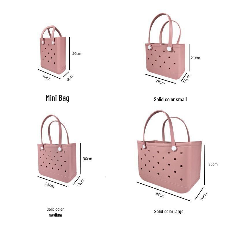 EVA Beach Bag: Waterproof, Easy To Clean, Large Capacity Outdoor Tote