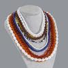 Lightweight Colorful Layering Bead Necklace Party Festival Jewelry Trendy Women Accessory Fashion Clavicle Chain