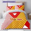 1. FC Union Berlin Pattern Bedding Set Quilt Cover Pillowcase Home Decor Gift (1 * Duvet Cover + 2 * Pillowcase, Without Core)