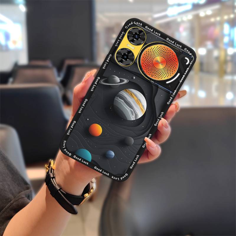 Silikonhülle Handyhülle für ZTE Nubia Music2 Stoßfest Cartoon Vollständig umschließend Langlebig Staubdicht TPU Modisches Design Niedlich