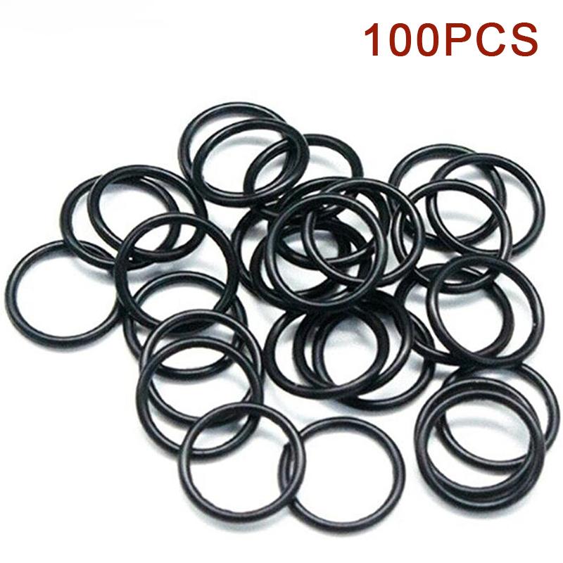 

100 шт. водонепроницаемое заднее кольцо объектива камеры круглое резиновое для телефона белое уплотнение удерживающие детали камера водонепроницаемое уплотнительное кольцо из силикагеля чёрный
