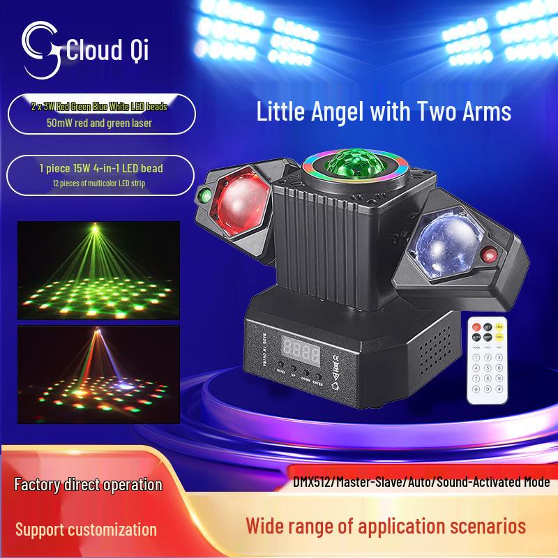 

Little Angel 50W Sound-Controlled Rotating Laser Light for KTV, Bar, or Disco Stage AU Plug