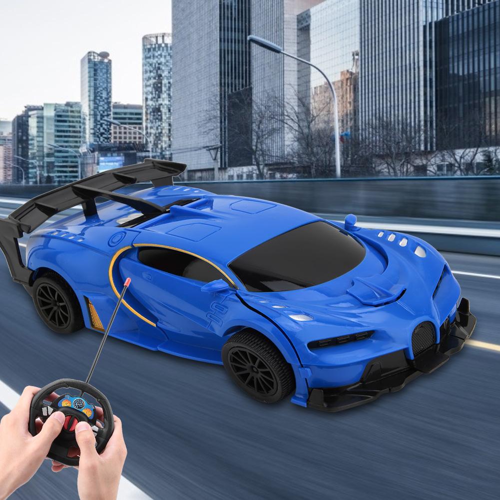 1:22 Electric Remote Control Toy Transforming Car Model Kids Simulation Toys Dark Blue