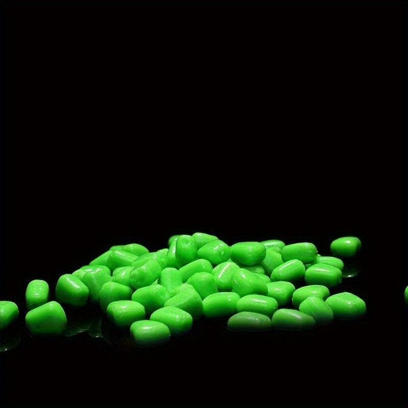 100Pcs/Lot Fishing Corn Floating Boilies Flavoured Soft Lure Grass Carp Bait Silicone Soft Plastic Bait Artificial