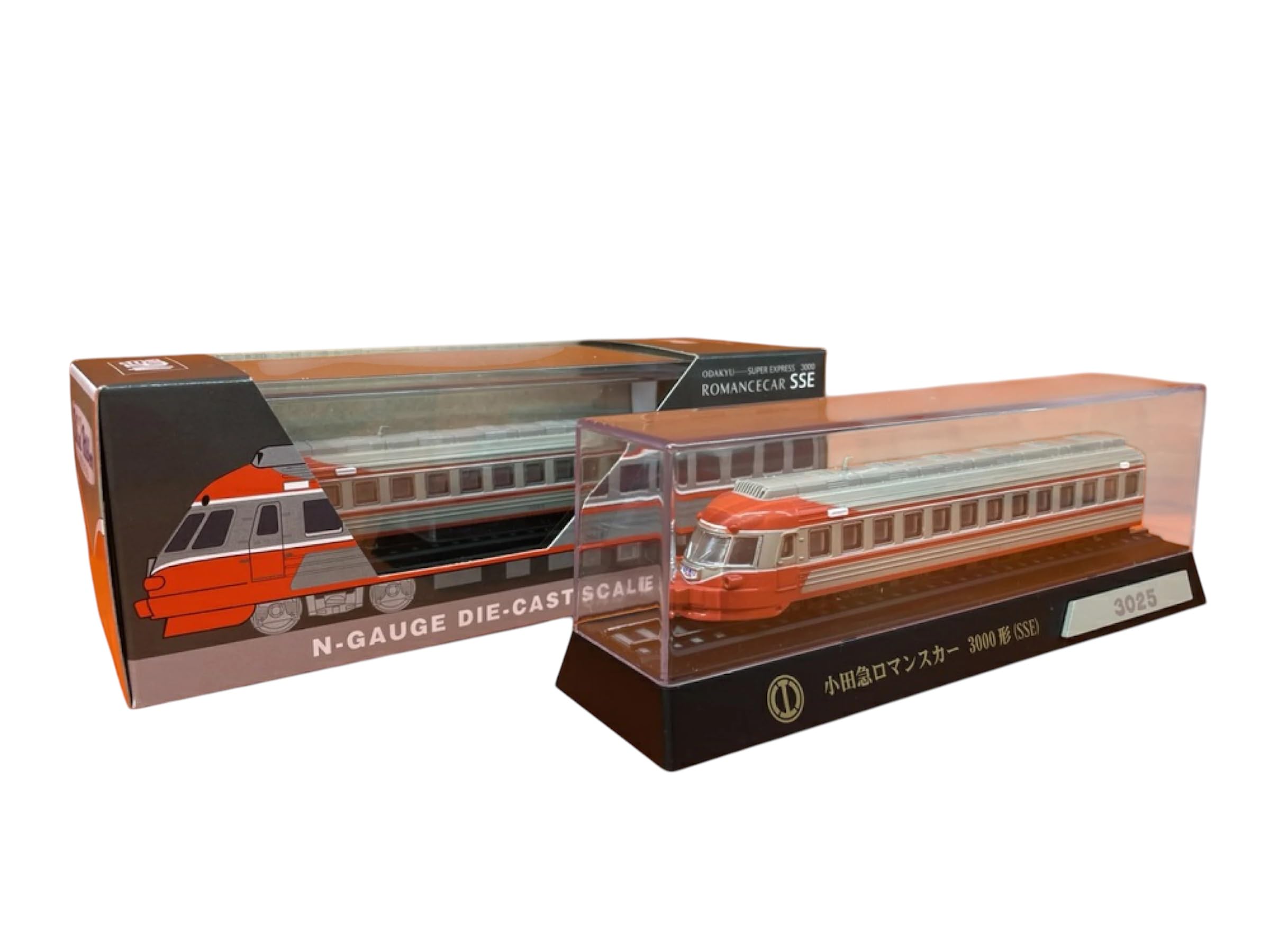 

N Gauge Diecast Scale Model Limited Express Romance Car SSE Type 3000 display [Official] (in case) червоний